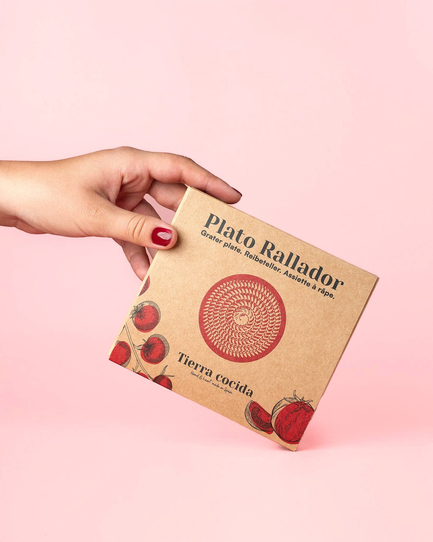 Small Garlic Grater Ceramic Plate - Sevilla