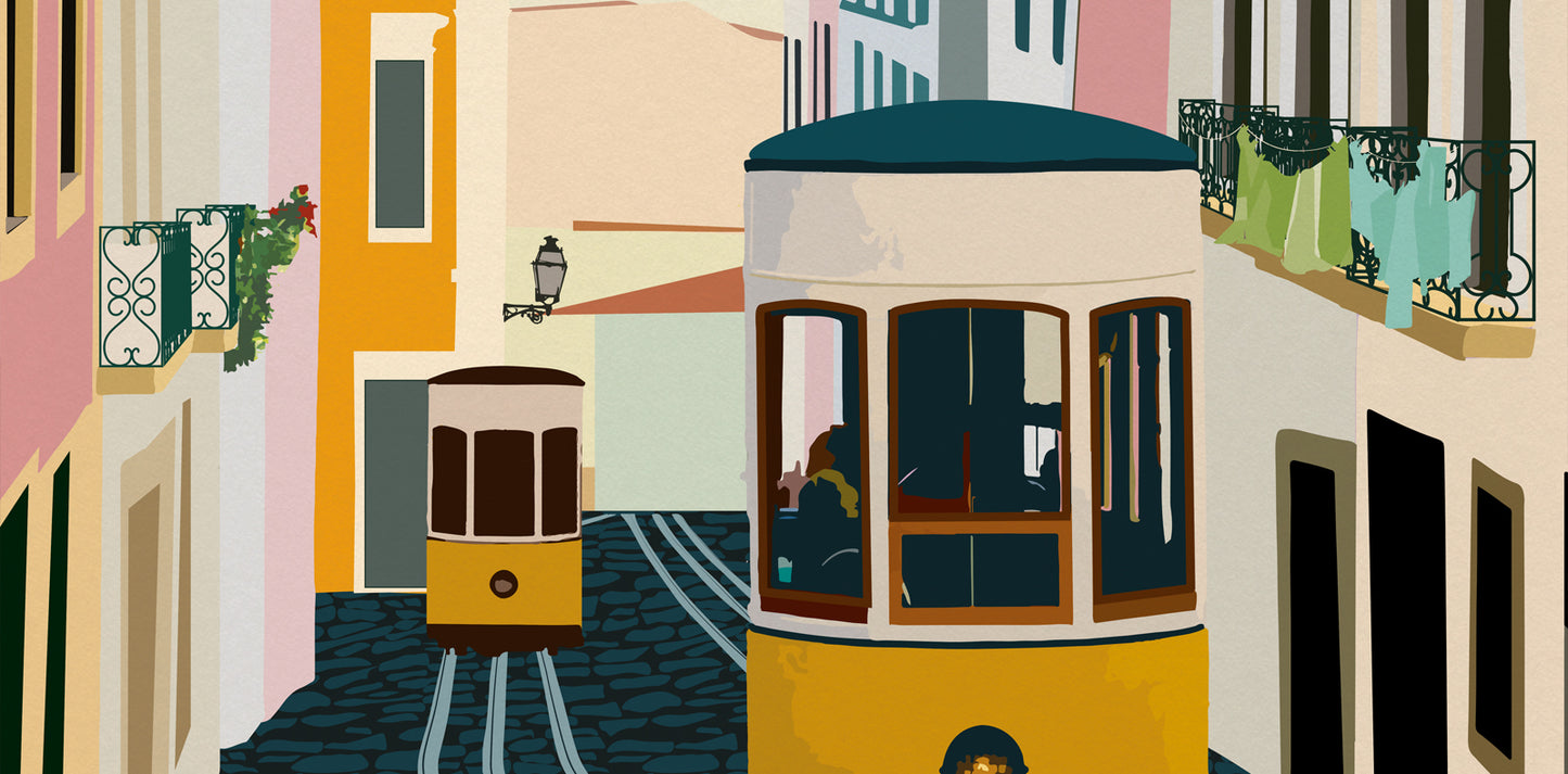Lisboa Tram Poster