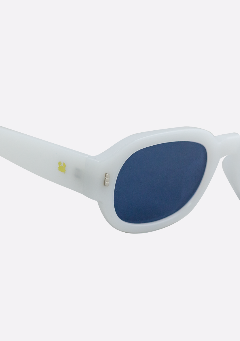 Melibea Low White Sunglasses