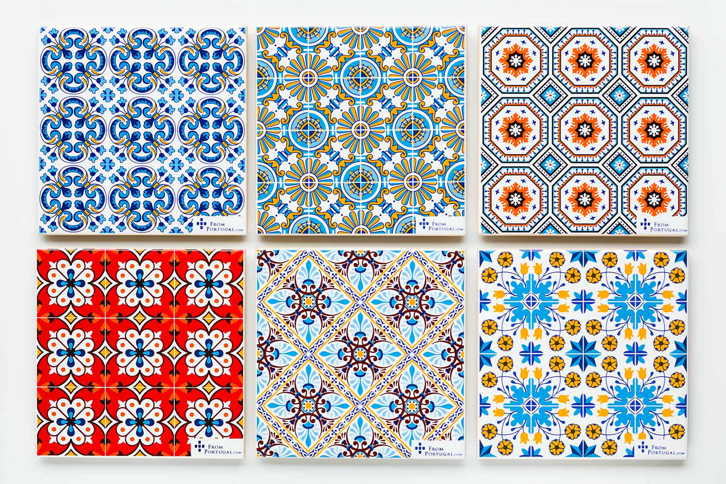 Ceramic drinks coaster 11cm - Azulejo 14 | Coasters | Iberica - Pretty things from Portugal