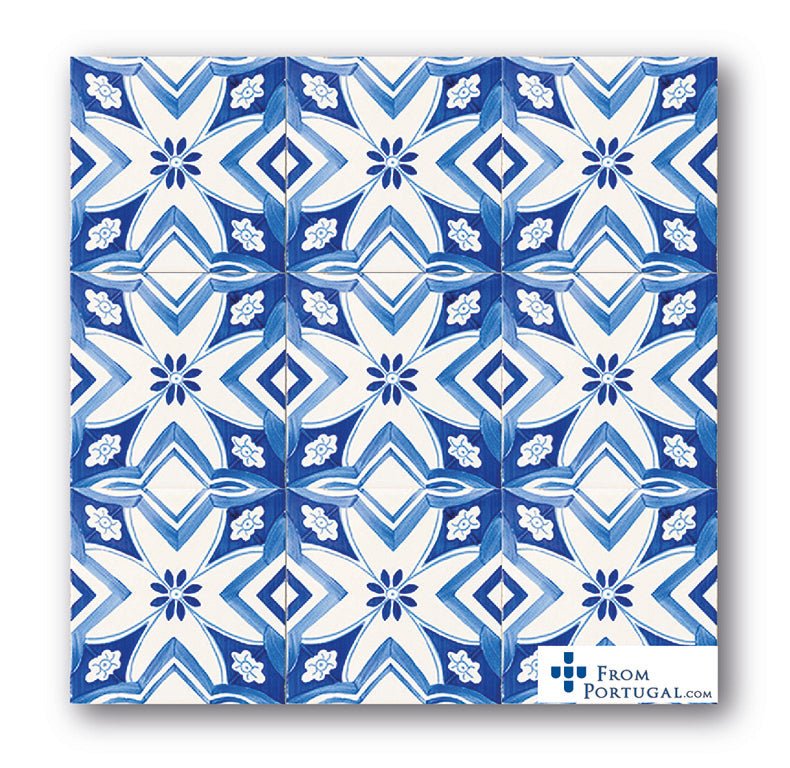coaster with azulejo print from Portugal