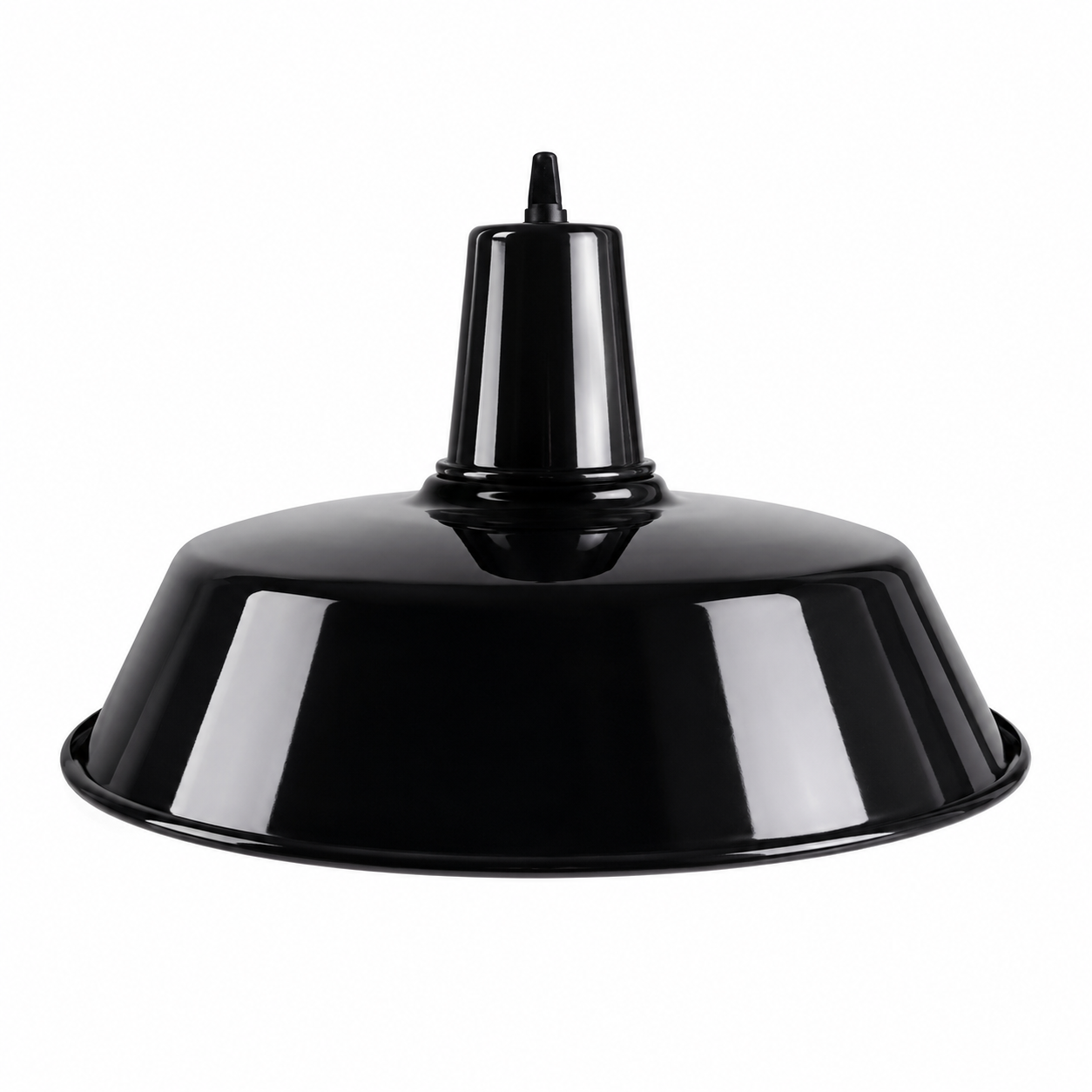 Enamelled Industrial Pendant Light