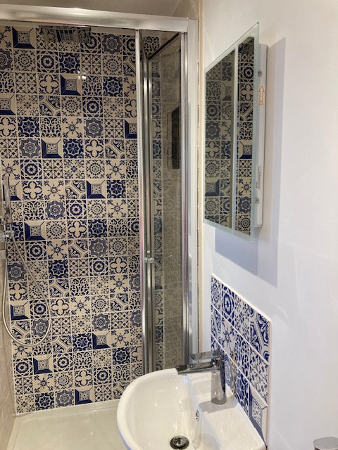 Hand painted splashback set of azulejo tiles