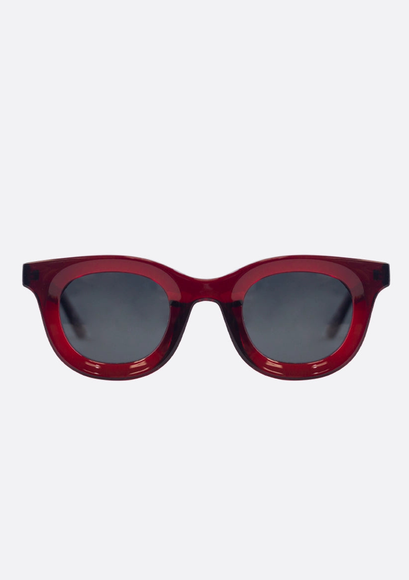 Sunglasses (Polarized) - Libya Crystal Dark Red Green