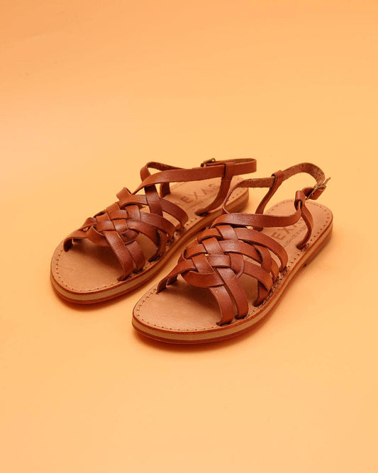 Taco - Best Selling Brown Leather Sandal For Summer