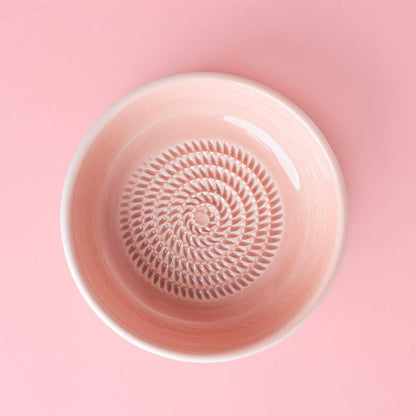 Vintage Pottery Grater Bowl – Pink and Yellow / Valentina NEW