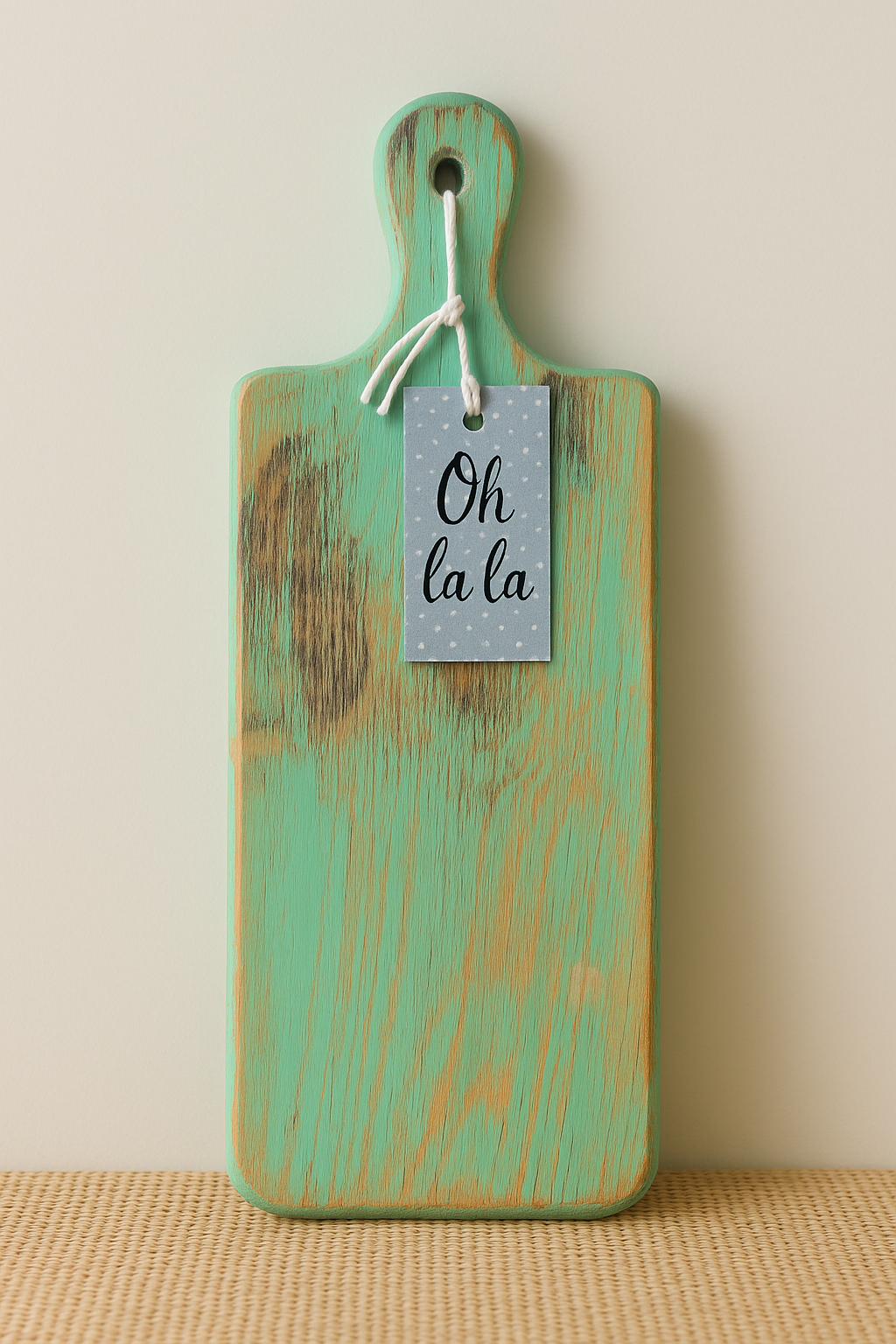 Tabla de servir rectangular de madera 45 x 14 cm