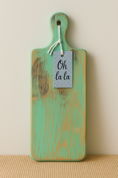 Tabla de servir rectangular de madera 45 x 14 cm