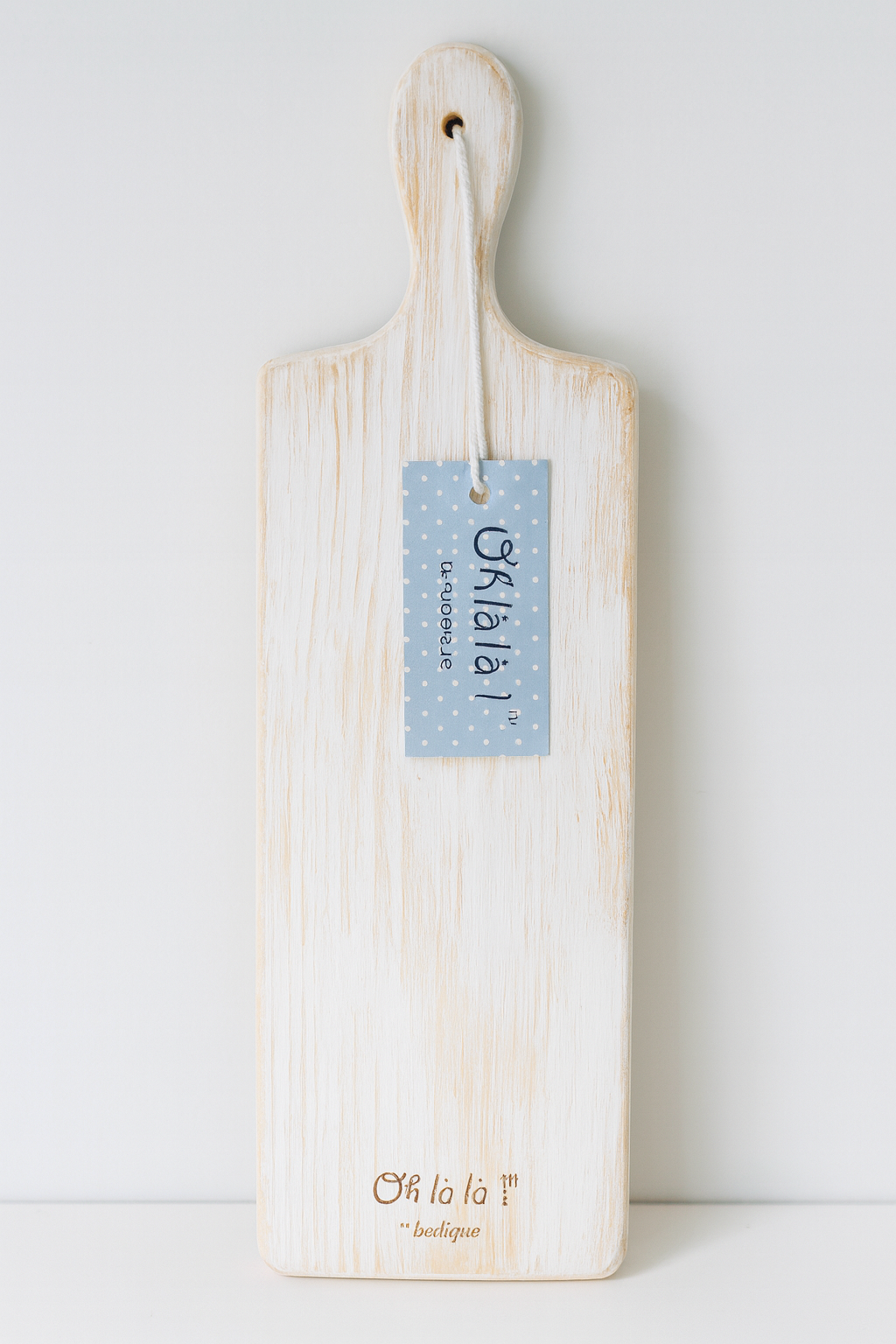 Tabla de servir rectangular de madera 45 x 14 cm