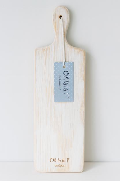 Tabla de servir rectangular de madera 45 x 14 cm