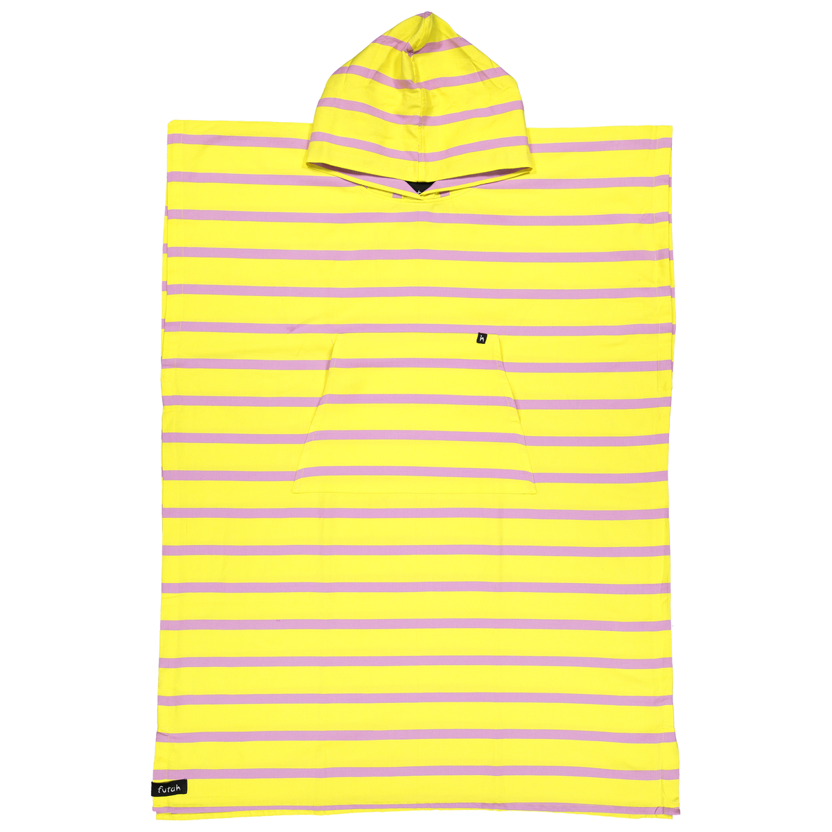 Futah Berlenga Yellow Beach Poncho in lightweight cotton
