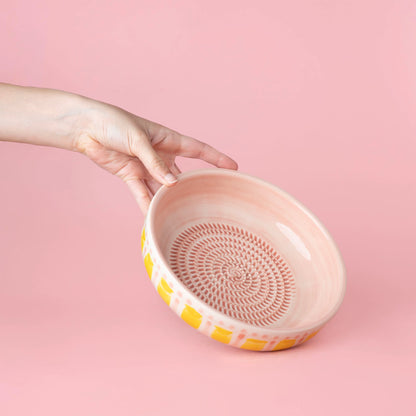 Large Pottery Grater Plate – Valentina