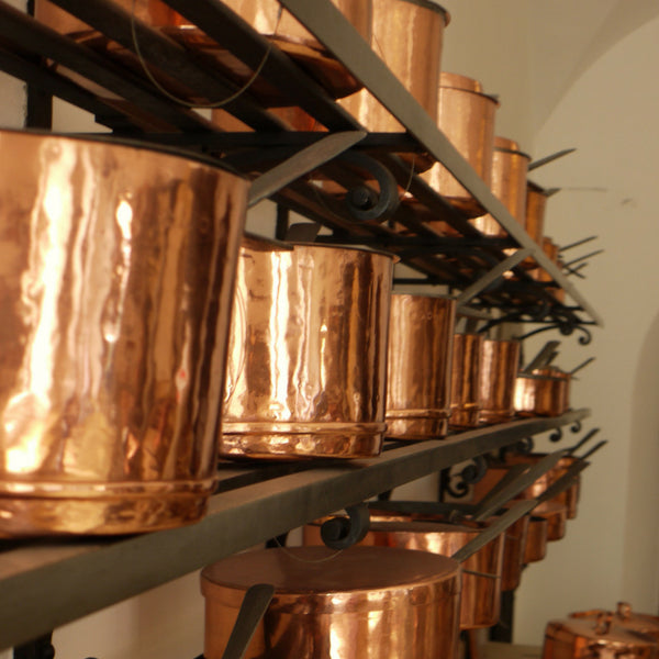 Copper kitchenware from Lusian