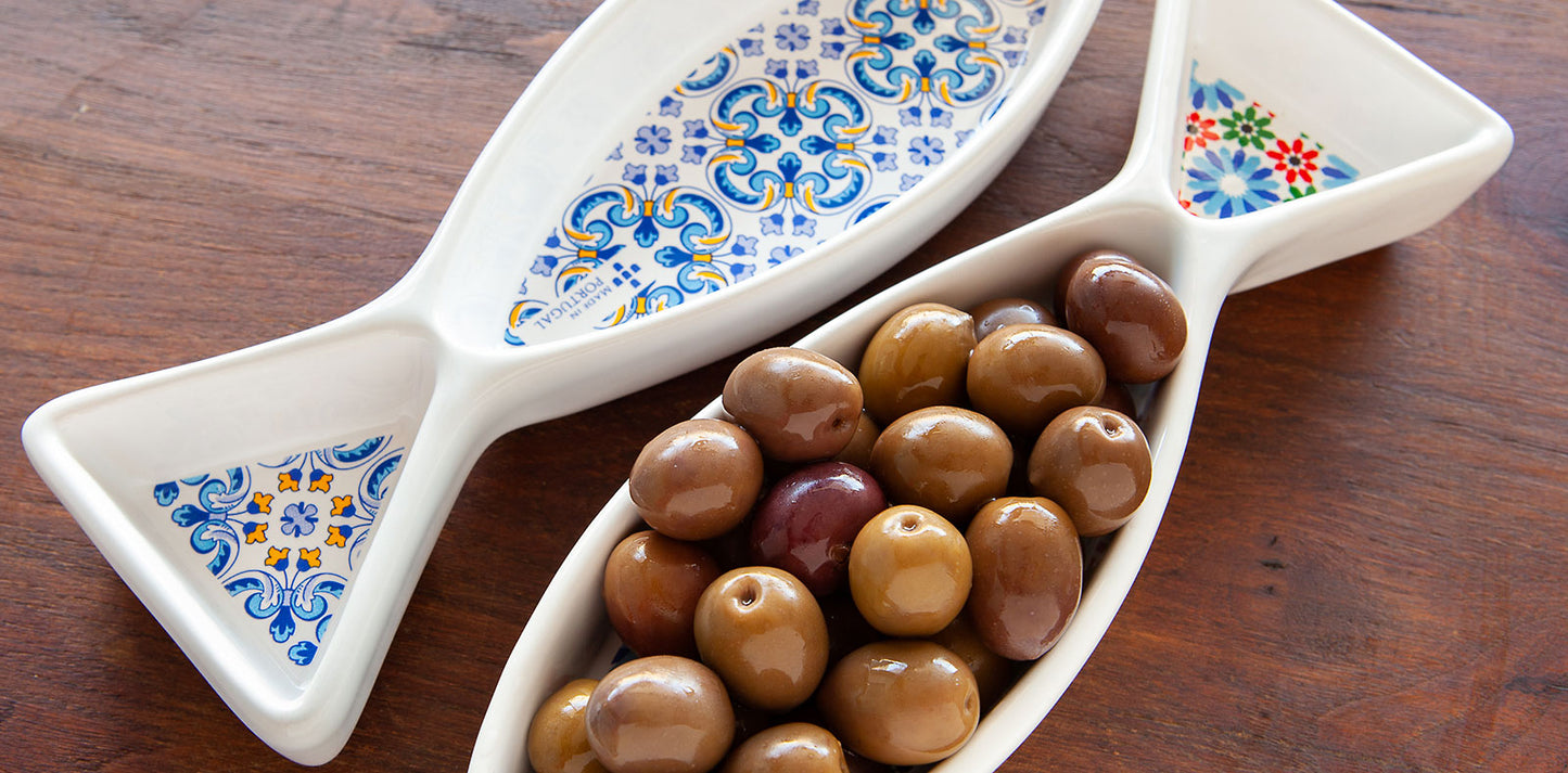 Olives serve 'Sardine 16' Dish - ref 695