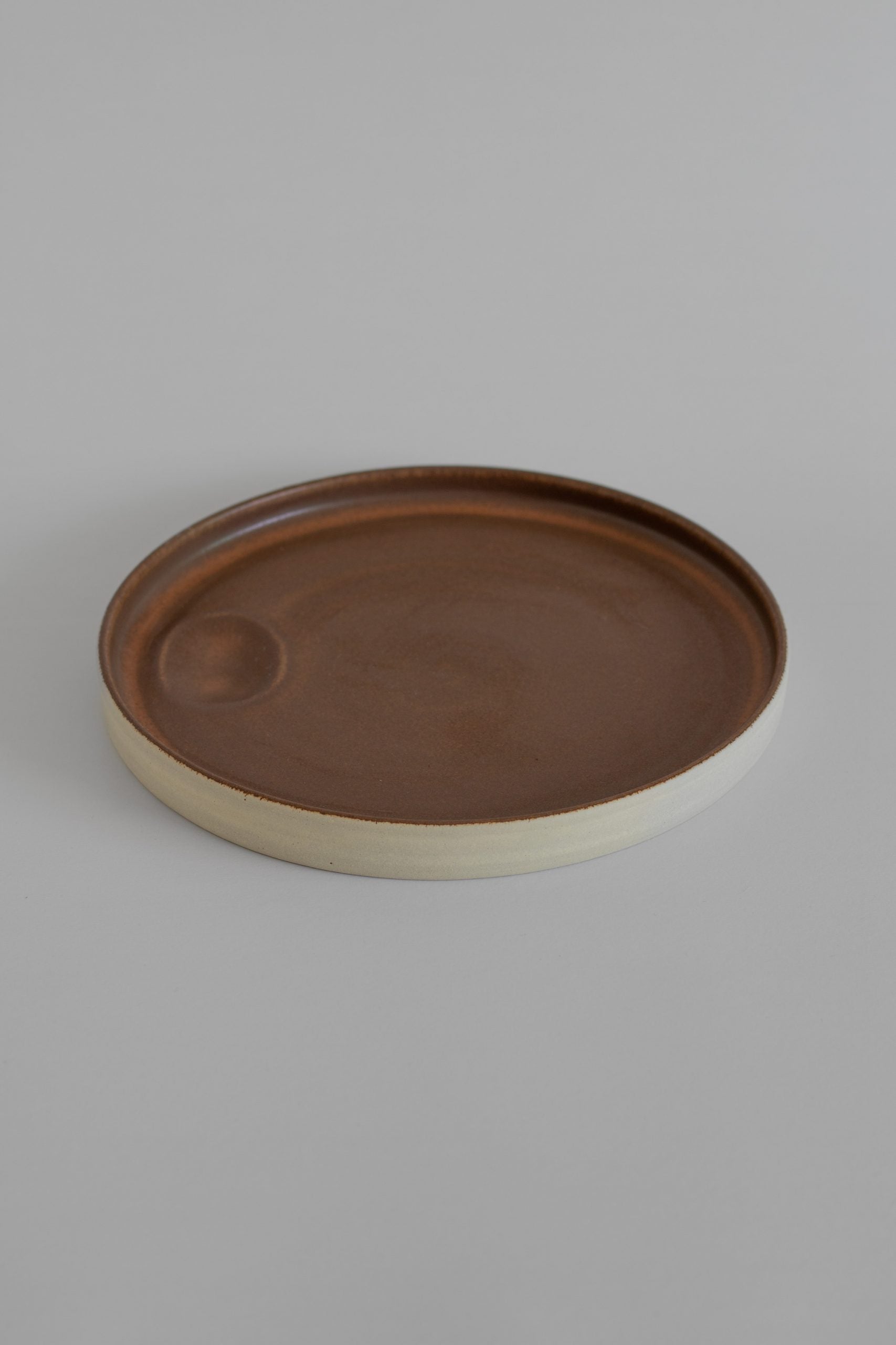 Ceramic Plate Brown 25 cm - Pack 2 | Plates | Iberica - Pretty things from Portugal