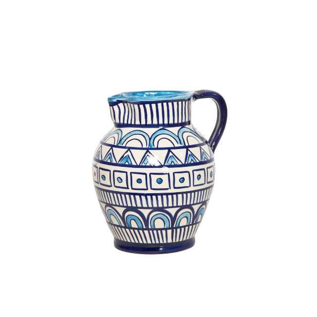 Sangria Jug Pitcher with Ocean Blue motif | Serving Pitchers & Carafes | Iberica - Pretty things from Portugal