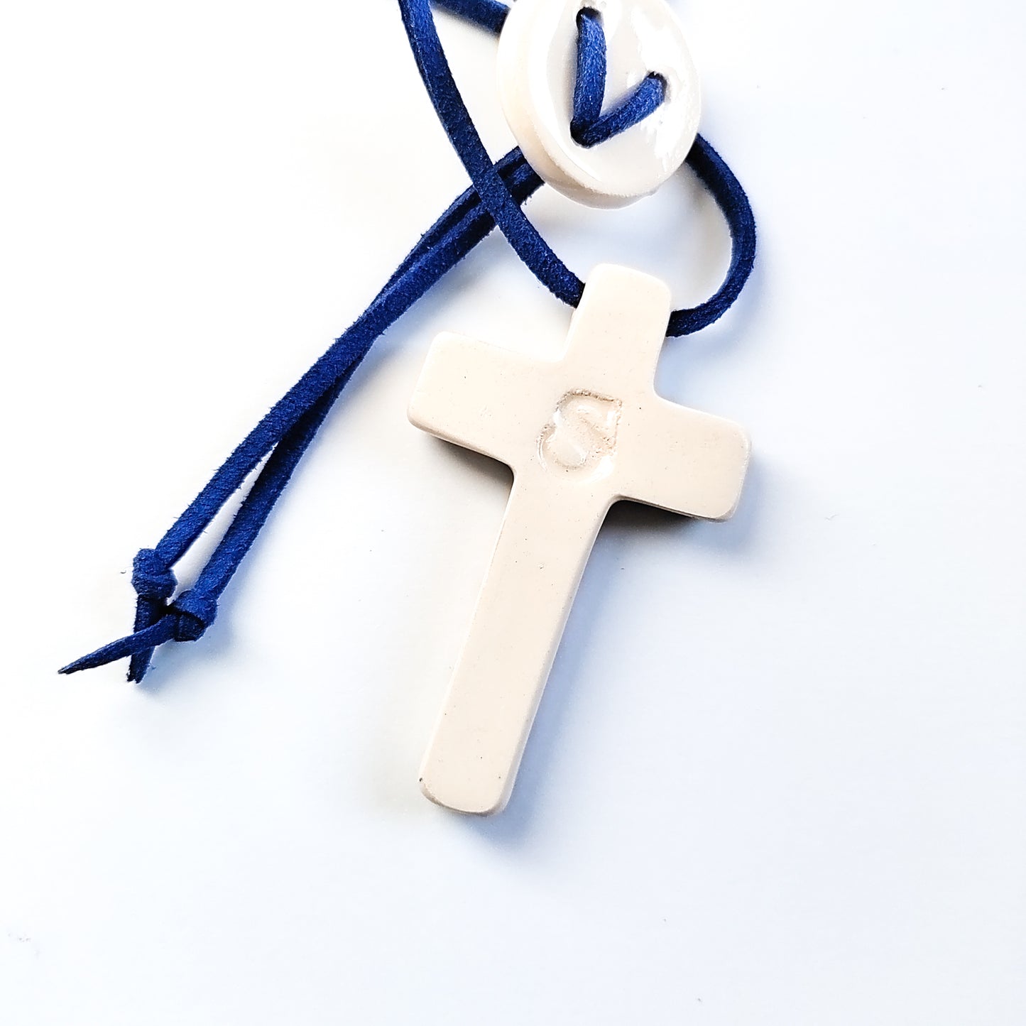 Blue Marble Cross Necklace | Iberica - Pretty things from Portugal