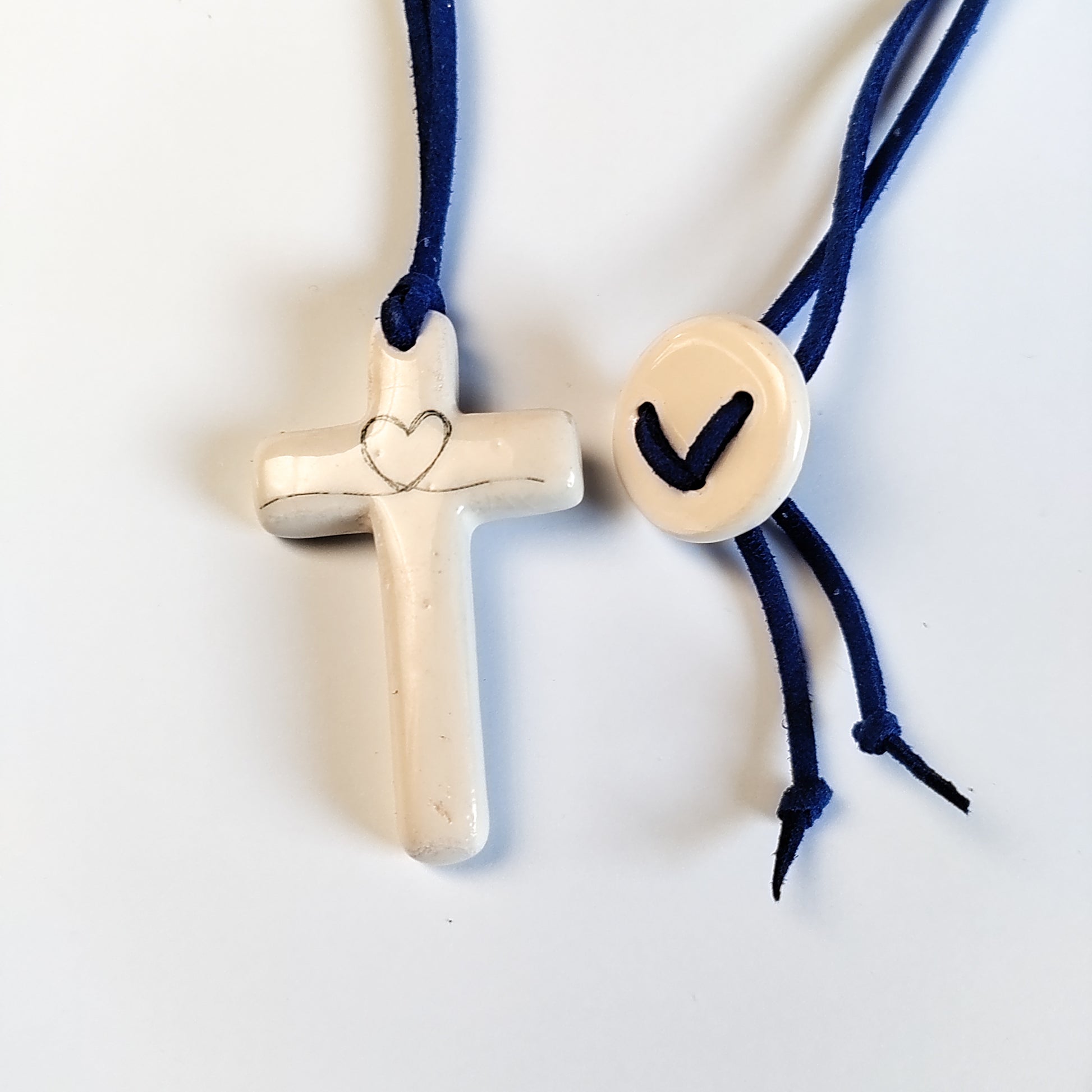 Handmade Heart Design Cross - CR-023 | Necklaces | Iberica - Pretty things from Portugal