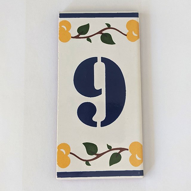 Ceramic Number Tiles "Luso" | Iberica - Pretty things from Portugal