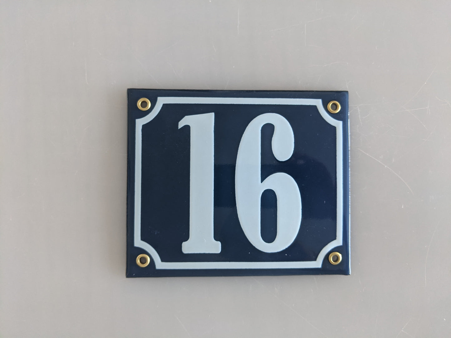 Enamel House Number - [Made to order] | Plaque | Iberica - Pretty things from Portugal