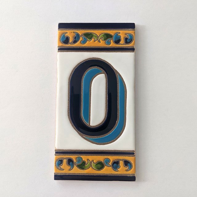Ceramic Number Tiles 15cm | Iberica - Pretty things from Portugal