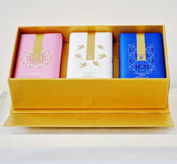 Golden Box Soap Set (3 x 180g)