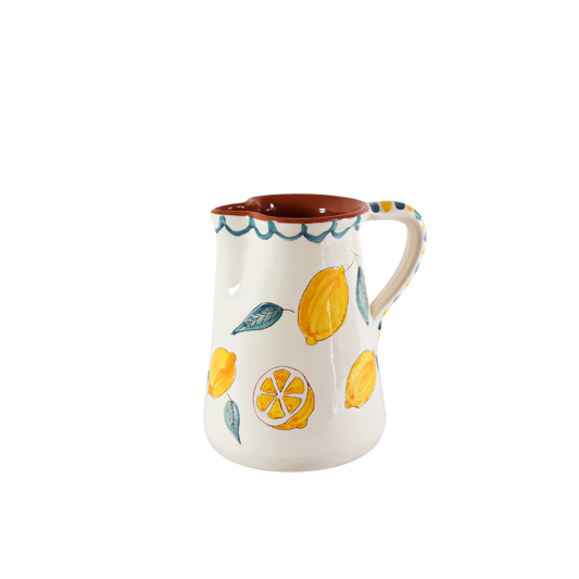 Sangria Jug Pitcher with Lemon motif | Serving Pitchers & Carafes | Iberica - Pretty things from Portugal