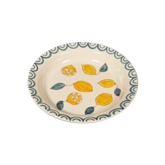 Plate 35cm with Lemon motif | Plates | Iberica - Pretty things from Portugal