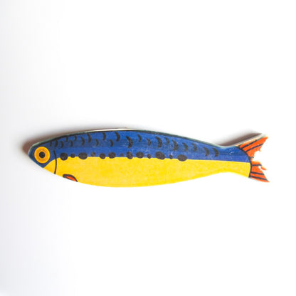 Yellow Blue Sardine - OS6 | Figurines | Iberica - Pretty things from Portugal