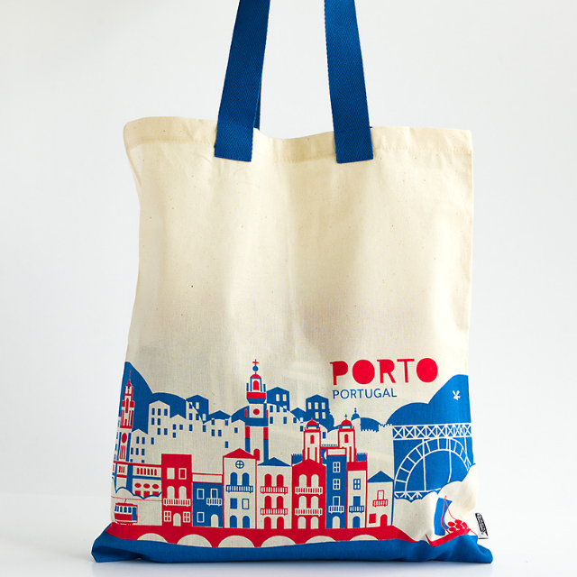 'Porto' Cotton Bag | Shopping Totes | Iberica - Pretty things from Portugal