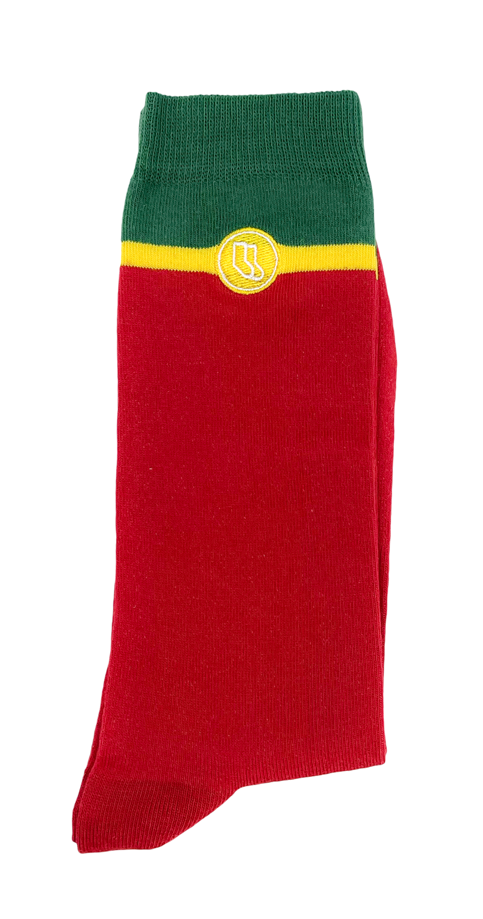Socks in Portugal colours for Euro 2024