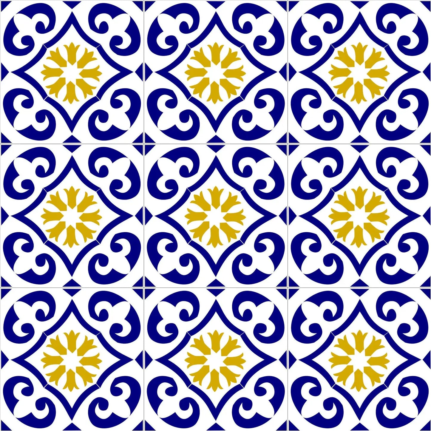Portuguese handpainted ceramic tiles, 14cm | Ceramics | Iberica - Pretty things from Portugal