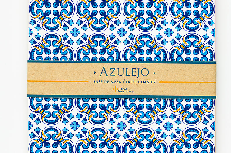 Ceramic drinks coaster 15cm - Azulejo 01 | Coasters | Iberica - Pretty things from Portugal