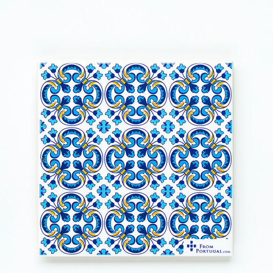 Ceramic drinks coaster 11cm - Azulejo 01 | Coasters | Iberica - Pretty things from Portugal
