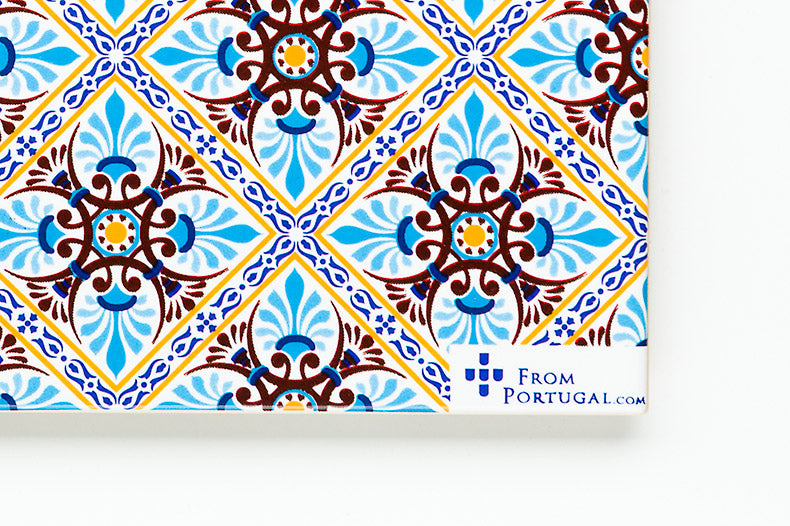 Ceramic drinks coaster 11cm - Azulejo 15 | Coasters | Iberica - Pretty things from Portugal