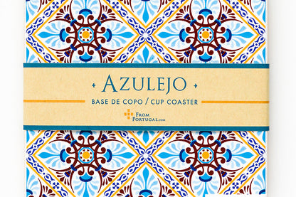 Ceramic drinks coaster 11cm - Azulejo 15 | Coasters | Iberica - Pretty things from Portugal