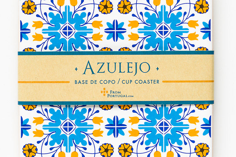 Ceramic drinks coaster 11cm - Azulejo 16 | Coasters | Iberica - Pretty things from Portugal