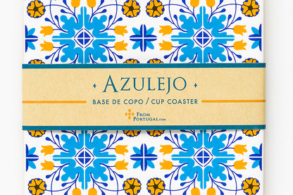 Ceramic drinks coaster 11cm - Azulejo 16 | Coasters | Iberica - Pretty things from Portugal