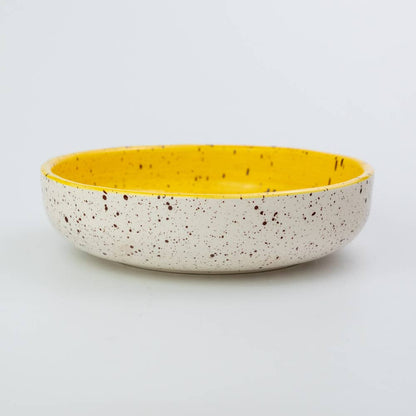 canela white and yellow  grater bowl 