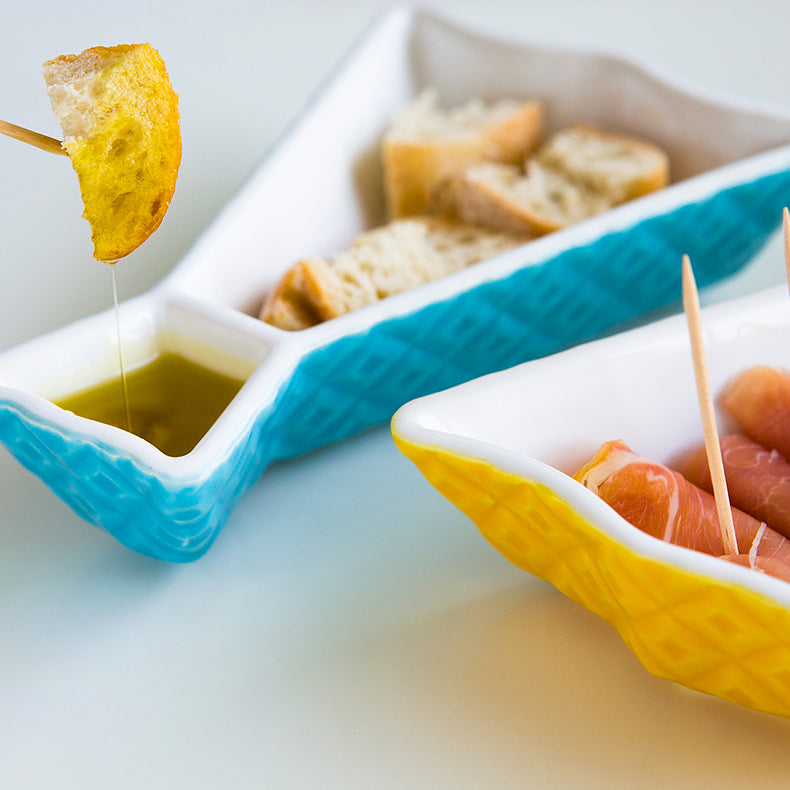 Olives serve ‘Blue Cod Shaped’ dish | Serving Trays | Iberica - Pretty things from Portugal
