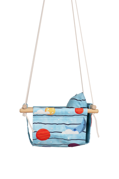 Blue Planets Baby Swing | BabySwing | Iberica - Pretty things from Portugal