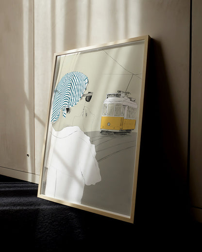 Tram 28 Lisbon Wall Poster | Artwork | Iberica - Pretty things from Portugal