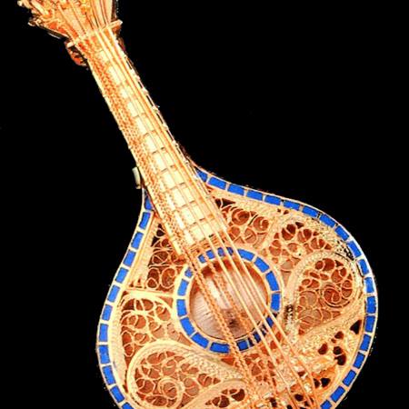 Traditional crafted portuguse guitar