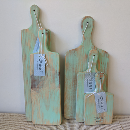 wooden serve board pastel mint_Iberica